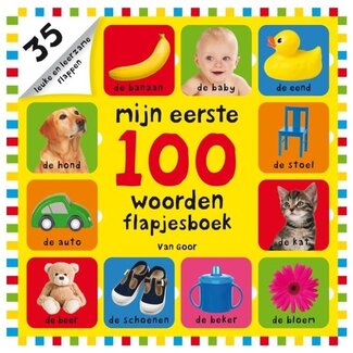Harlekijn Boek - Flapjesboek - Mijn eerste 100 woorden