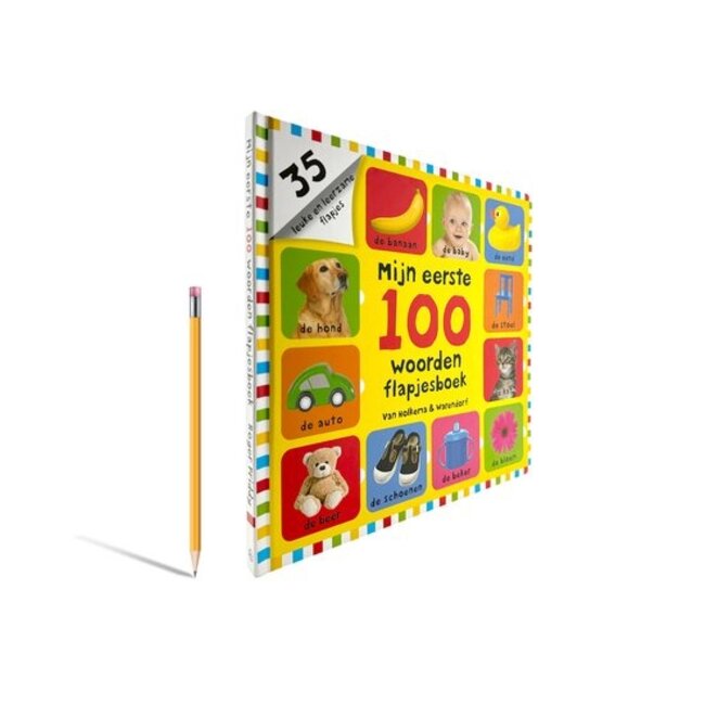 Harlekijn Boek - Flapjesboek - Mijn eerste 100 woorden