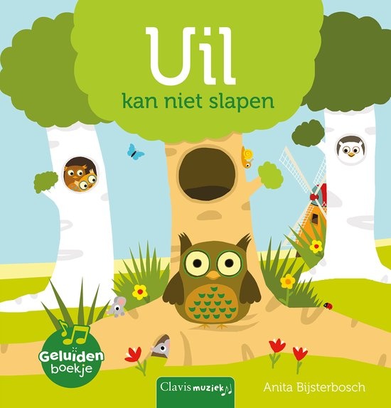 Boek - Uil kan niet slapen - Met geluiden