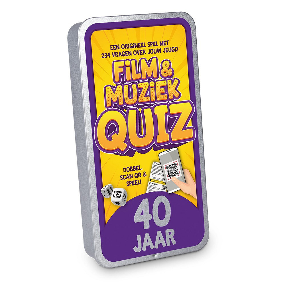 Spel - Film & muziek quiz - 40 jaar