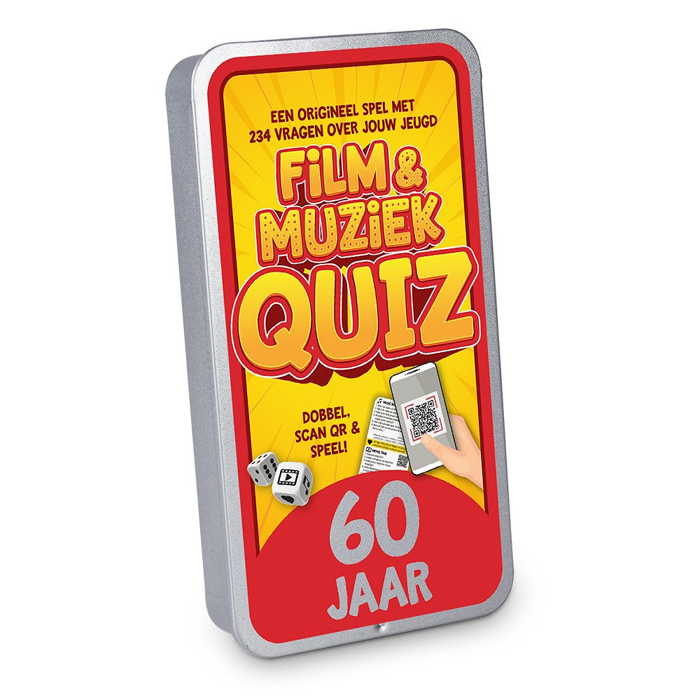 Spel - Film & muziek quiz - 60 jaar