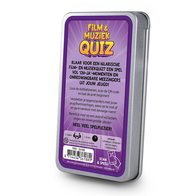 Miko Spel - Film & muziek quiz - 1992