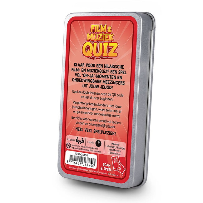 Miko Spel - Film & muziek quiz - 1998