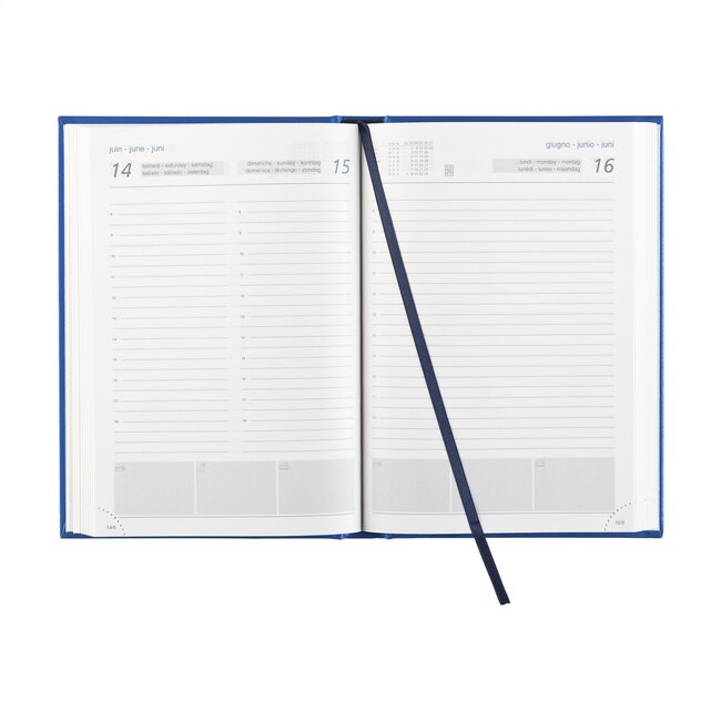 Clipper Agenda - 2026 - Eurotop - Balacron - Kobaltblauw - 6-talig