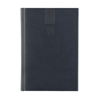Clipper Agenda - 2026 - Eurotop - Lederlook - Blauw - 6-talig