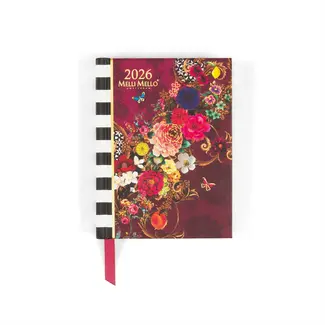 Paperclip Mini agenda - 2026 - Melli Mello - Rood