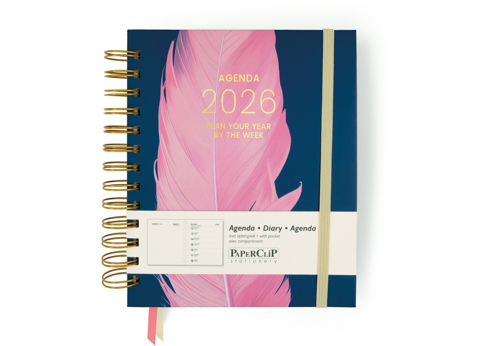 Bureau agenda - 2026 - Freestyle - Roze veer