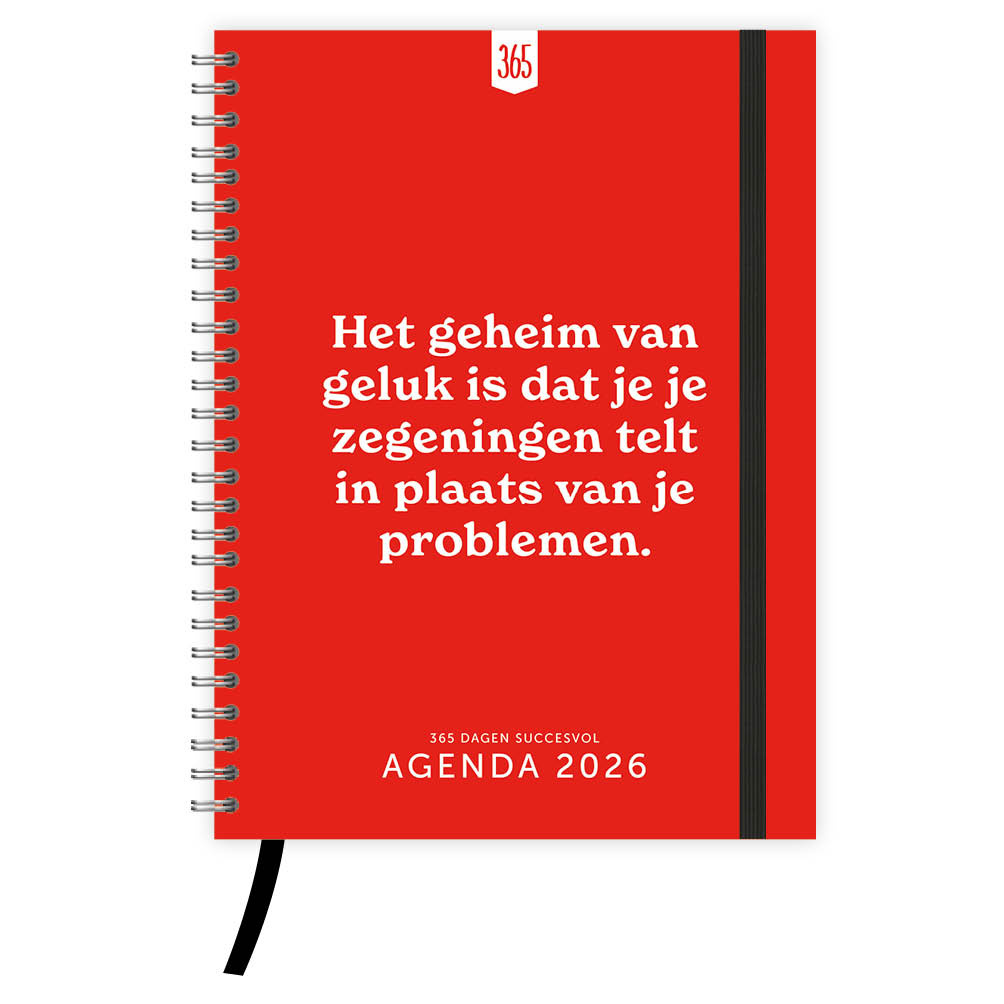 Bureau agenda - 2026 - 365 dagen succesvol - 17x23cm
