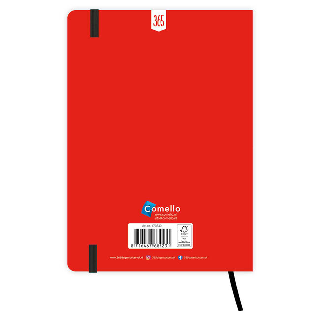 Comello Week agenda - 2026 - 365 dagen succesvol - 12,7x17,8cm