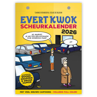 Comello Scheurkalender - 2026 - Evert Kwok - 13x18cm