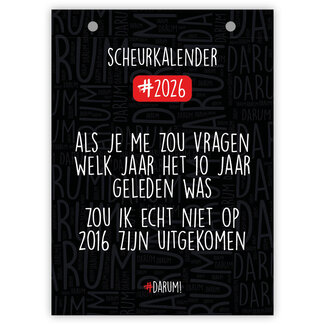 Comello Scheurkalender - 2026 - Darum - 13x18cm