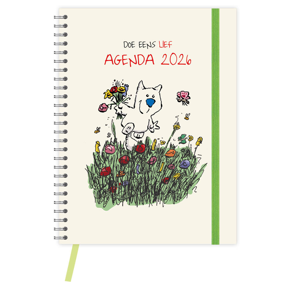 Bureau agenda - 2026 - Doe eens lief - 17,6x23,8cm