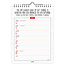 Comello Week notitiekalender - 2026 - Darum - 16,5x23cm