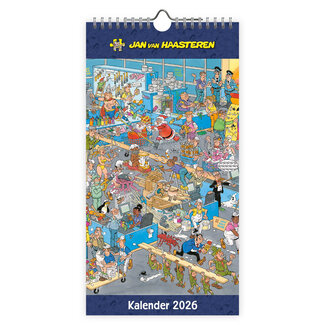 Comello Maand notitiekalender - 2026 - Jan van Haasteren - 18x34.5cm