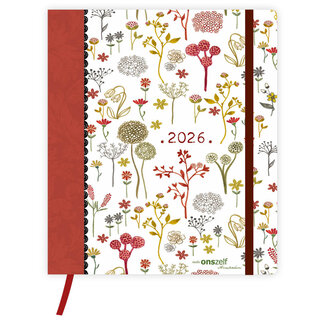 Comello Week planner - Agenda - 2026 - Studio onszelf - Flower field - 16,3x20,3cm