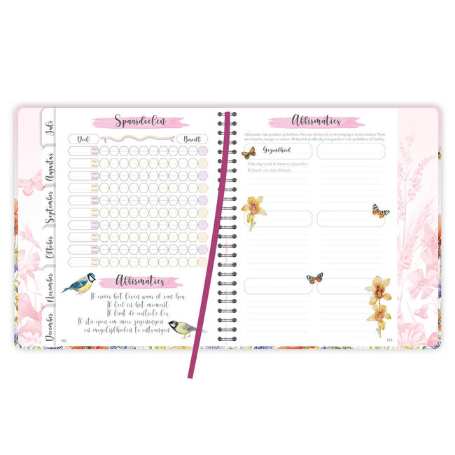 Comello Week planner - Agenda - 2026 - Janneke Brinkman - Klaproos - 16,3x20,3cm