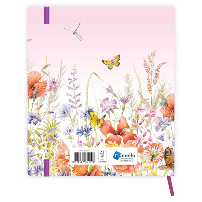 Comello Week planner - Agenda - 2026 - Janneke Brinkman - Klaproos - 16,3x20,3cm