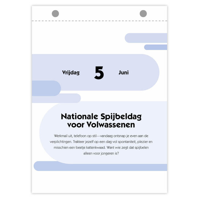 Comello Scheurkalender - 2026 - Elke dag wat - 13x18cm