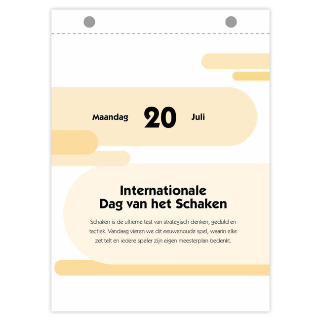 Comello Scheurkalender - 2026 - Elke dag wat - 13x18cm