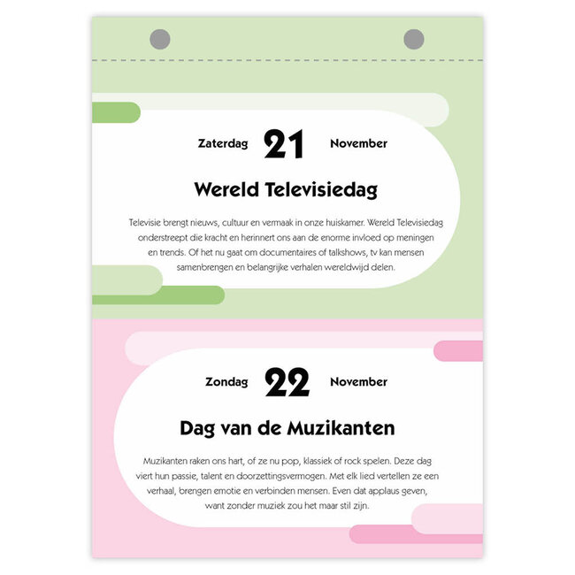 Comello Scheurkalender - 2026 - Elke dag wat - 13x18cm