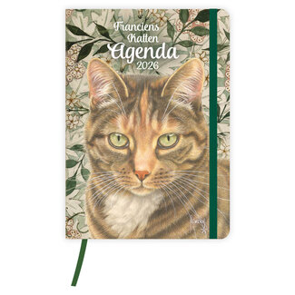 Comello Week agenda - 2026 - Franciens katten - Naughty - 12,7x17,8cm