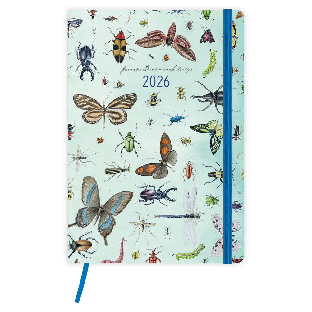 Week agenda - 2026 - Janneke Brinkman - Insecten -12.7x17.8cm