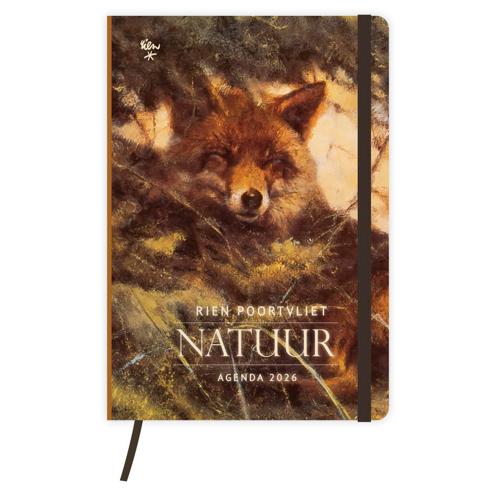 Week agenda - 2026 - Rien Poortvliet - Vos -12.7x17.8cm