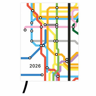 Comello Week agenda - 2026 - Small - Underground - 10,5x14,2cm