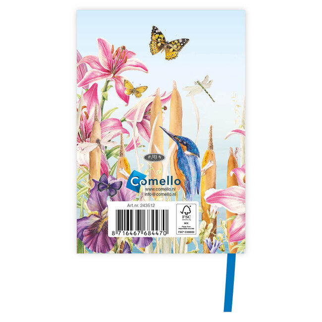 Comello Zak agenda - 2026 - Janneke Brinkman - IJsvogel - 8.3x11.5cm