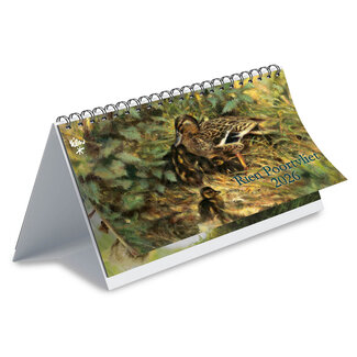 Comello Bureau kalender - 2026 - Rien Poortvliet - Natuur - 21x14cm