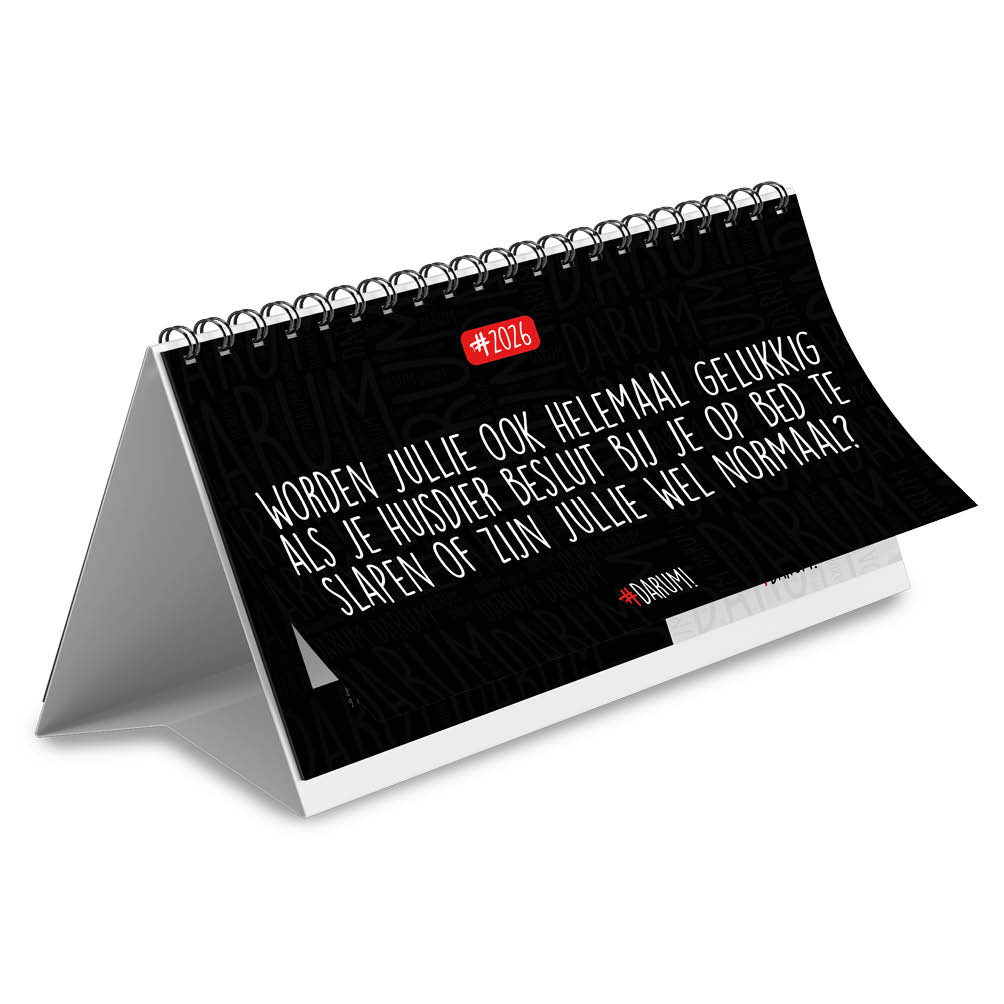 Bureau kalender - 2026 - Darum - 21x14cm