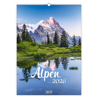 Comello Kalender - 2026 - Alpen - 30x42cm