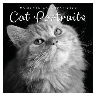 Comello Kalender - 2026 - Cat portraits - 30x30cm