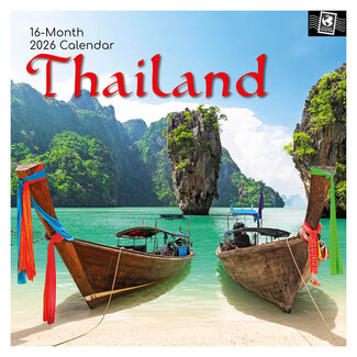 Comello Kalender - 2026 - Thailand - 30x30cm