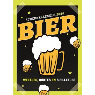 Lantaarn Scheurkalender - 2026 - Bier weetjes, quotes en spelletjes - 13x18cm