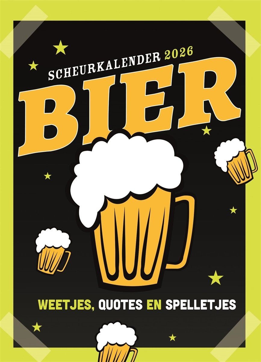 Scheurkalender - 2026 - Bier weetjes, quotes en spelletjes - 13x18cm