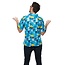 Partychimp Shirt - Hawaii - Blauw - L/XL