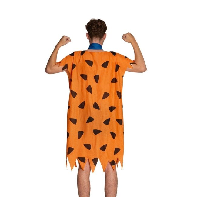 Partychimp Kostuum - Fred Flintstone - Tuniek & stropdas - M/L