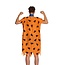 Partychimp Kostuum - Fred Flintstone - Tuniek & stropdas - M/L