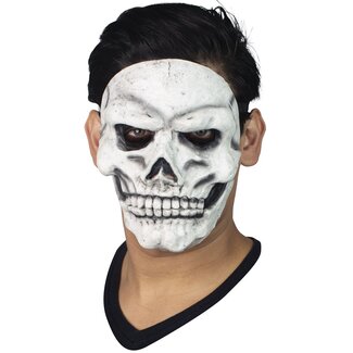 Partychimp Masker - Gezichtsmasker - Schedel - Wit