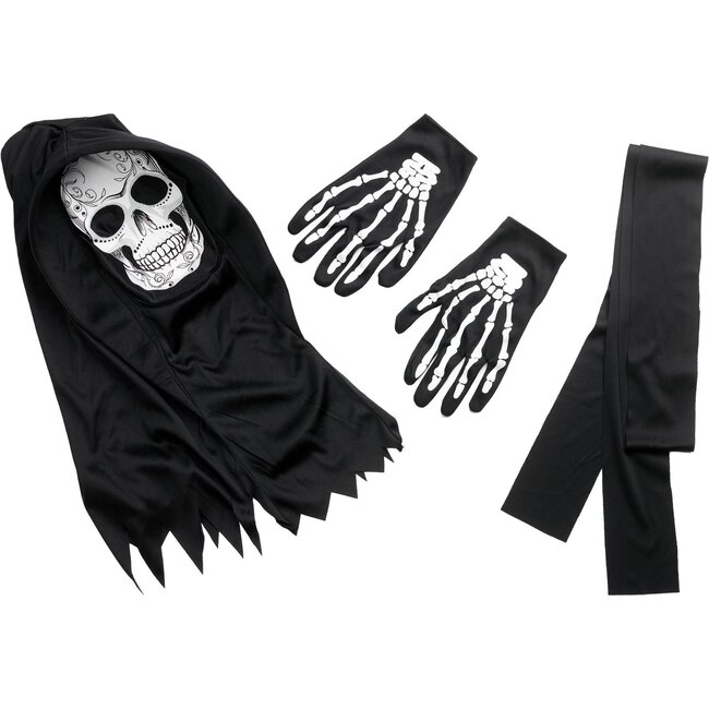 Partychimp Kostuum - The day of the dead reaper - One size