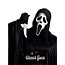 Partychimp Masker - Ghost face - Met capuchon & mes