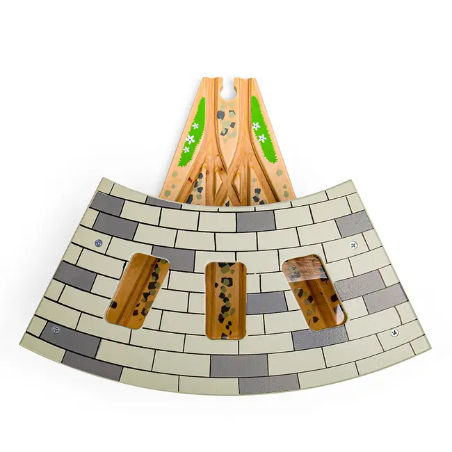 BigJigs Rails - Remise - Voor 3 treinen