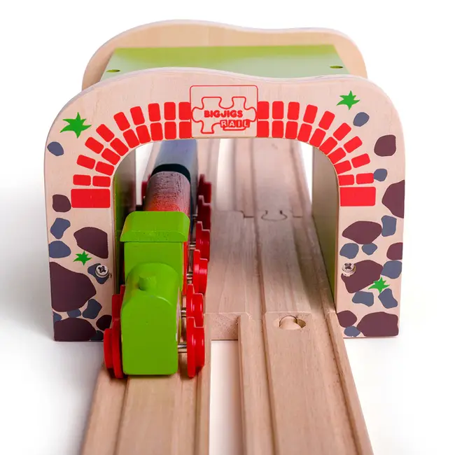BigJigs Rails - Dubbele tunnel