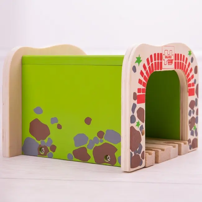 BigJigs Rails - Dubbele tunnel