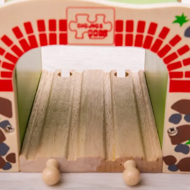 BigJigs Rails - Dubbele tunnel