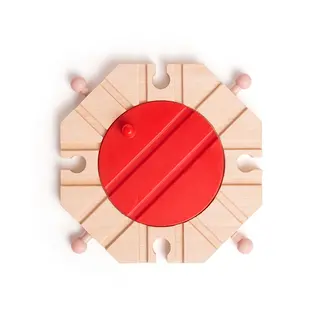 BigJigs Rails - Draaischijf - 8 Richtingen