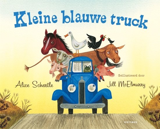 Boek - Kartonboek - Kleine blauwe truck - 2+