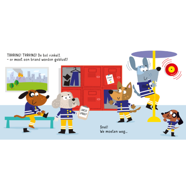 Boek - Meerijden in een brandweerauto - Met geluiden