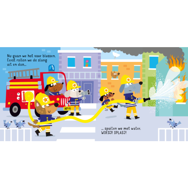 Boek - Meerijden in een brandweerauto - Met geluiden